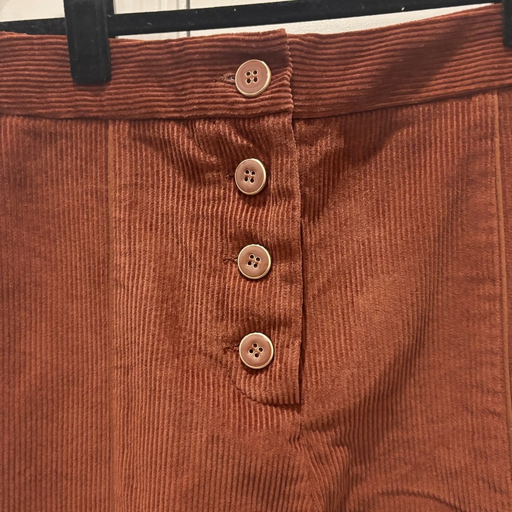 FARM Rio Rust Corduroy Pants - Picture 2 of 10
